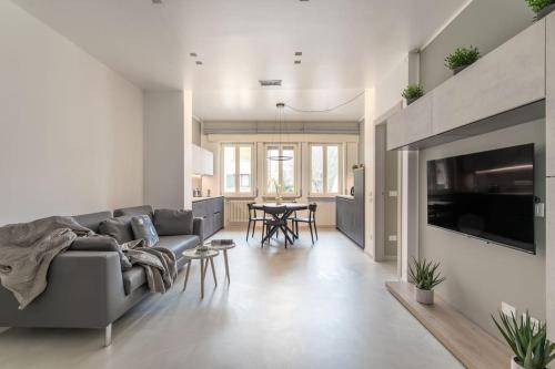 Χώρος καθιστικού στο C-Apartments