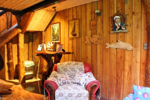 Ein Sitzbereich in der Unterkunft Valle el Abra Ralún Lodge