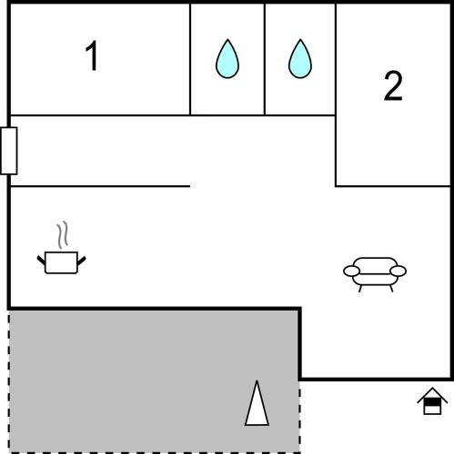 a schematic diagram of the proposed algorithm for determining the response to a stimulus at Beautiful Apartment In Mali Losinj With Kitchen in Mali Lošinj