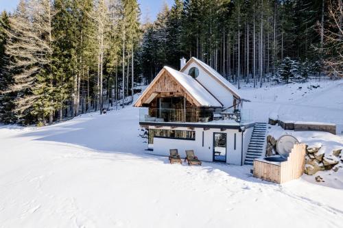 Το Heselehof Waldchalets τον χειμώνα