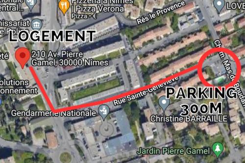 Zdjęcie z galerii obiektu Splendide studio Moderne - Proche centre - Laverie w mieście Nîmes