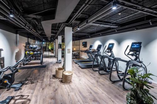 Fitness centrum a/nebo fitness zařízení v ubytování Comwell Holte
