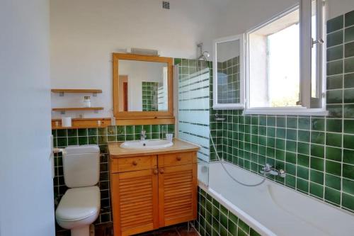 Koupelna v ubytování Villa Côté Mer, Provence style, near St Tropez