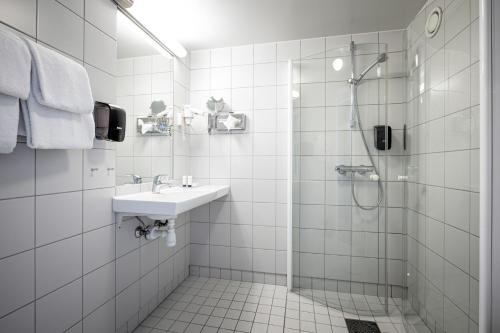 Et badeværelse på Anker Hotel