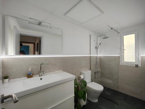 Koupelna v ubytování Acogedor Apartamento Residencial