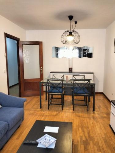 Posezení v ubytování Apartamento Clarin