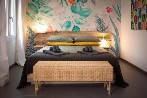 Кровать или кровати в номере Calefati up