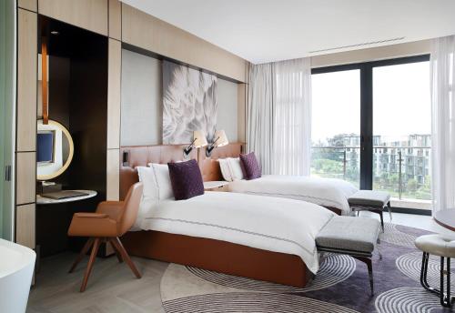The Houghton Hotel, Spa, Wellness & Golfにあるベッド