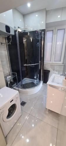 Koupelna v ubytování Apartman Julija 1