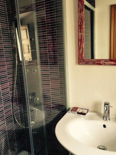 Koupelna v ubytování Hostal El Resbalon