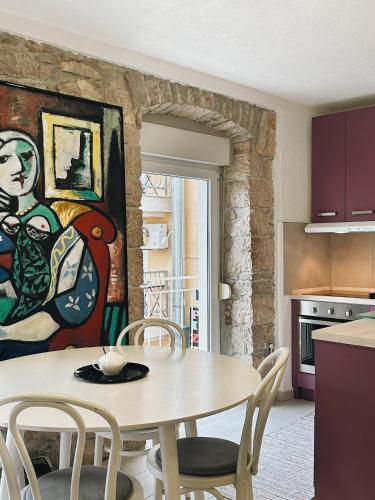 Kuchyň nebo kuchyňský kout v ubytování Apartment Picasso Selce