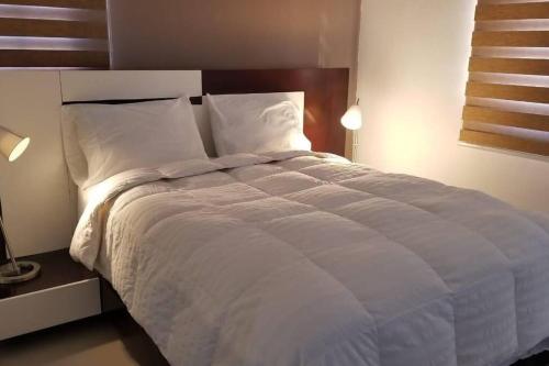 Postel nebo postele na pokoji v ubytování Vip Lounge with jacuzzi