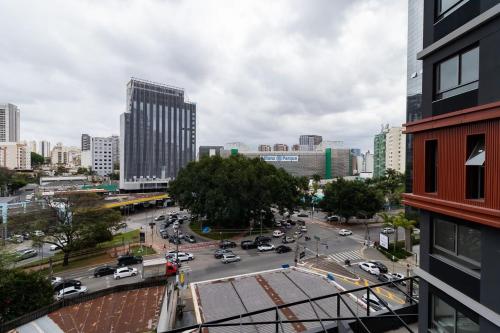 Nespecifikovaný výhled na destinaci São Paulo nebo výhled na město při pohledu z prázdninového domu