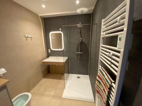 Koupelna v ubytování Parc Beausejour Aparthotel