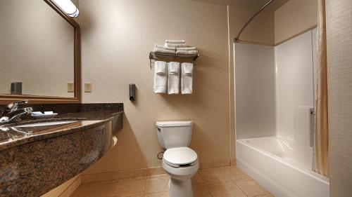 Bathroom sa Best Western Plus Lake Elsinore Inn & Suites