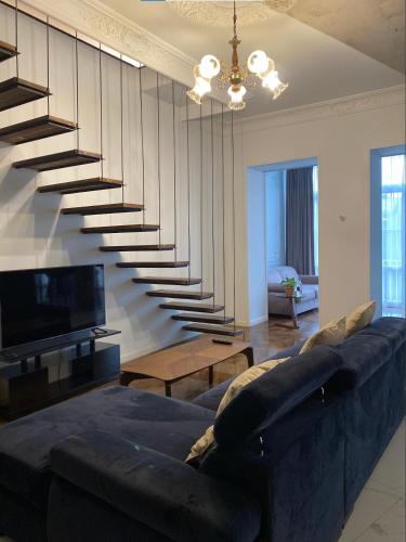 Zona d'estar a Dark Apartment