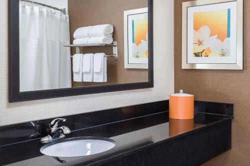 Bilik mandi di Fairfield Inn & Suites Grand Rapids