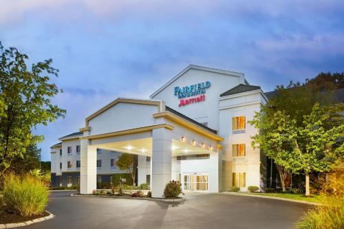 a rendering of the front of a hotel at Fairfield Inn & Suites Worcester Auburn in Auburn