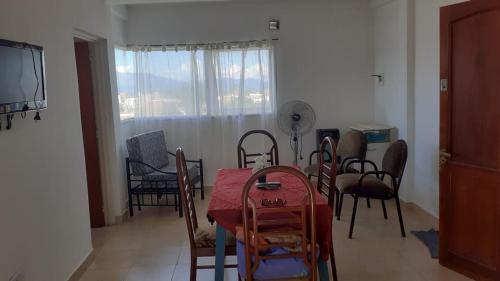 Χώρος καθιστικού στο Departamento por día