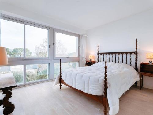 Posteľ alebo postele v izbe v ubytovaní Carnac - Appartement 4 pièces - 85m² - Face mer - WIFI - Garage - FR-1-477-226