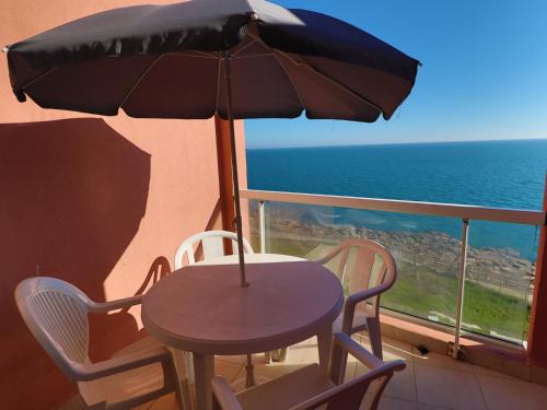 Studio cabine avec terrasse et vue mer à Sète, parking privé - FR-1-472A-275