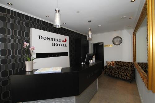 
The lobby or reception area at Donners Hotell, Sure Hotel Collection by Best Western
