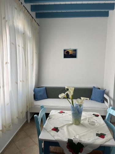 Χώρος καθιστικού στο Patmos Villas