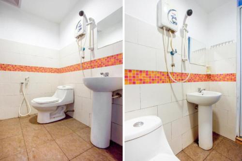 Koupelna v ubytování 1st Inn Hotel Klang Sentral Meru