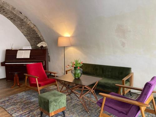 Гостиная зона в Bookinn B&B Welcome to Vilnius' Old Town