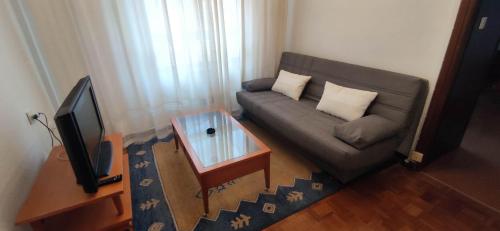 TV a/nebo společenská místnost v ubytování Casa Pili