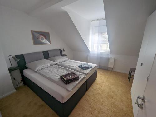 Tempat tidur dalam kamar di Haus Margarete
