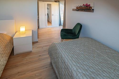 Χώρος καθιστικού στο Ferienhaus Wassermann Norddeich