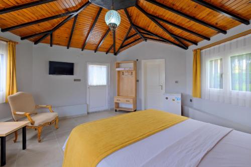 Katil atau katil-katil dalam bilik di Gold Lion Apart Hotel