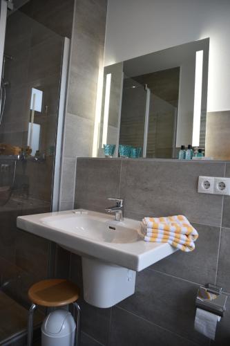 Ένα μπάνιο στο Hotel Waldperle