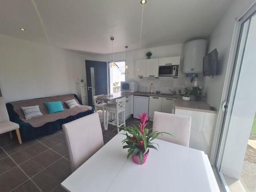 Kuchyňa alebo kuchynka v ubytovaní JOLIE MAISON CHEMIN DES VIGNES