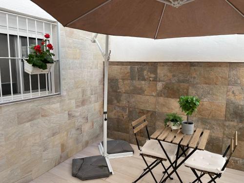 Patio nebo venkovní prostory v ubytování Apartamento Los Naranjos de Santa Justa