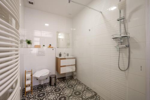 Koupelna v ubytování Premium Wenceslas Square Apartments