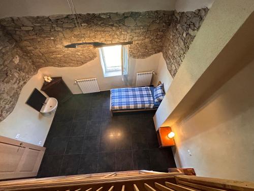 Ένα ή περισσότερα κρεβάτια σε δωμάτιο στο GROUP STAY VILLA - 40 Guests - PRIVATE POOL - TENNISCOURT - PRIVATE COOK - CONVERANCE ROOM villaitaly eu