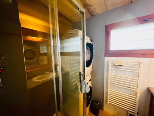 Kúpeľňa v ubytovaní Appartement au pied des pistes