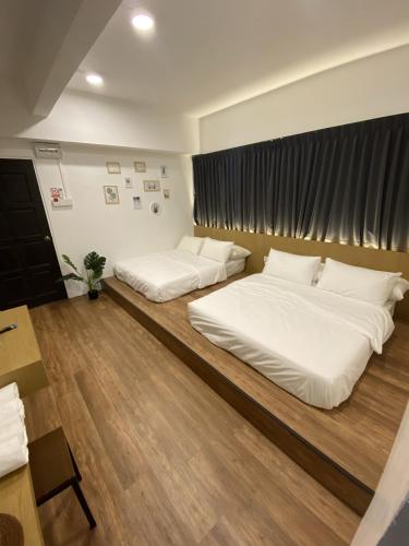 Ένα ή περισσότερα κρεβάτια σε δωμάτιο στο Leisure Lodge