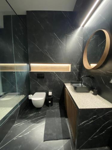 A bathroom at Athens Center Boutique Suites