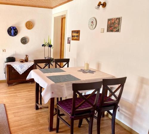 Posezení v ubytování Ferienwohnung Peters