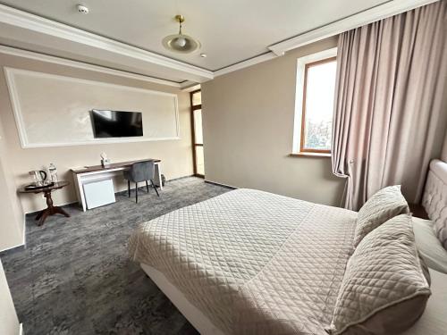 Letto o letti in una camera di Villa ACAEM