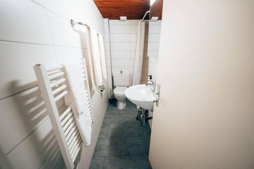 Koupelna v ubytování theNest Glarus Studio-Apartment