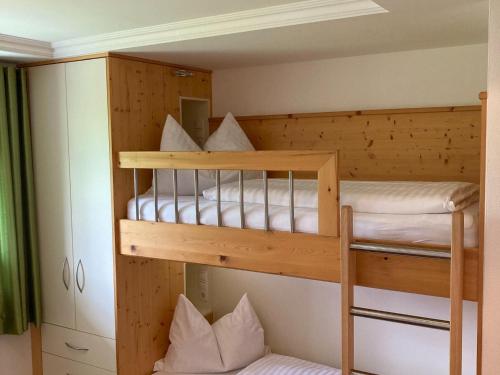a bunk bed room with two bunk beds at Chalet in Mittersill near Ski Lift in Mittersill
