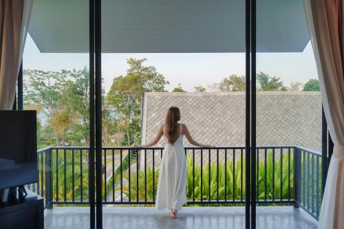 Yao Bada Badoo Boutique Resortにあるバルコニーまたはテラス