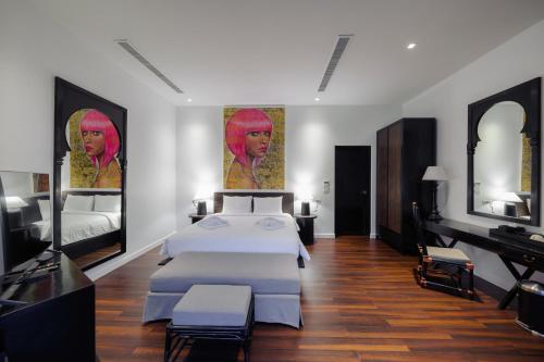 Yao Bada Badoo Boutique Resortにあるベッド