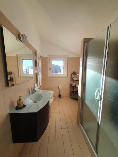 Koupelna v ubytování B&B Casa Sara