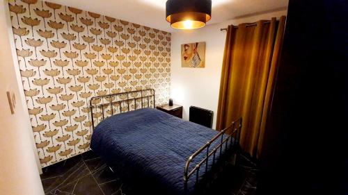 Postel nebo postele na pokoji v ubytování CENTRE 10mn Pied pistes et JANDRI 3S VUE MUZELLE 8 pers Wifi