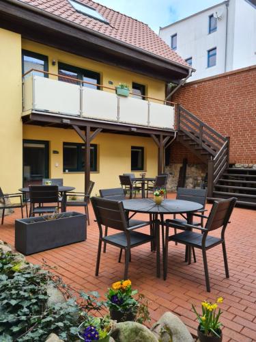 Balkoni atau teres di Appartementhaus 10 Seen